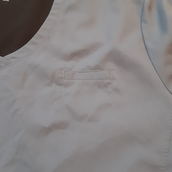 GREY'S ANANTOMY #41460 VNECK SCRUB TOP in MOONSTRUCK/LT GREY WOMENS SIZE 5XL. - Picture 6 of 8